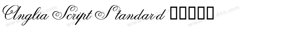 Anglia Script Standard字体转换